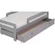 Ellis Toddler Bed Frame with Drawer - Grey