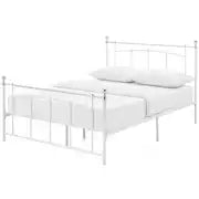 Yani Kingsize Metal Bed Frame - Black, White