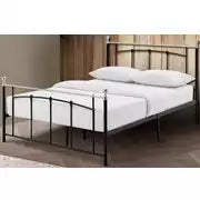 Yani Small Double Metal Bed Frame - Black