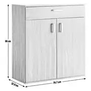 Venetia Shoe Storage Cabinet - White