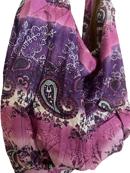 Purple Boho Pattern Shoulder Bag