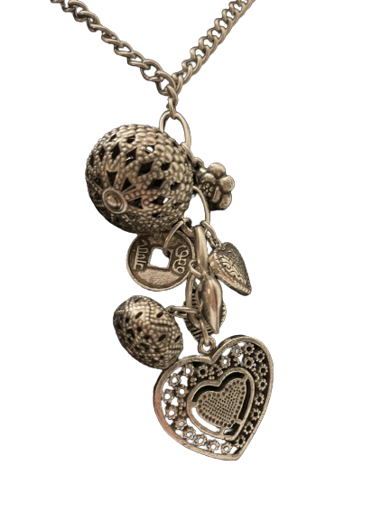 Silver Heart Charm Necklace
