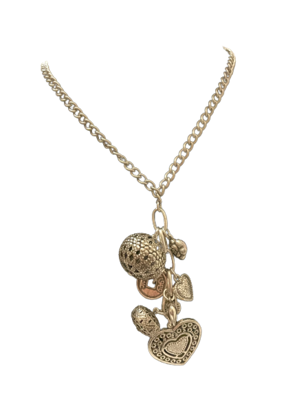 Silver Heart Charm Necklace