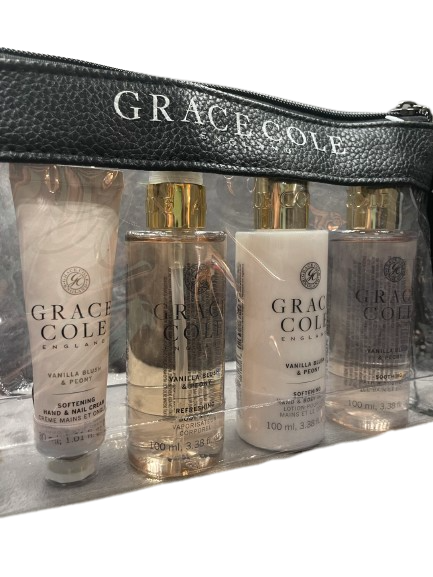 Grace Cole: Travel Gift Set - Vanilla Blush & Peony