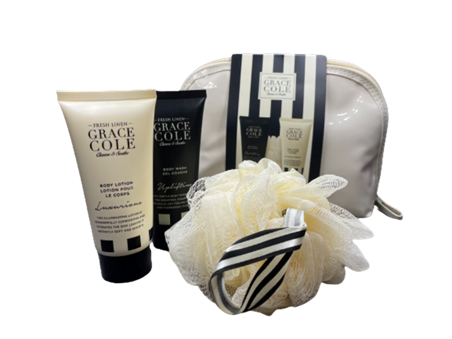 Grace Cole Fresh Linen Cleanse and Soothe Set