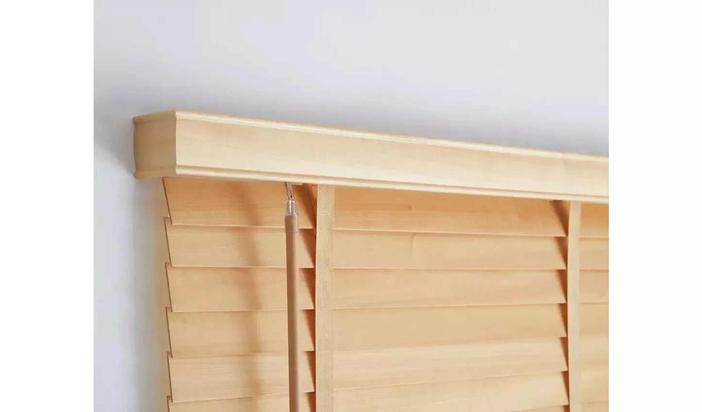 Little Black Book 50mm Venetian Blind - Natural - 110x160cm