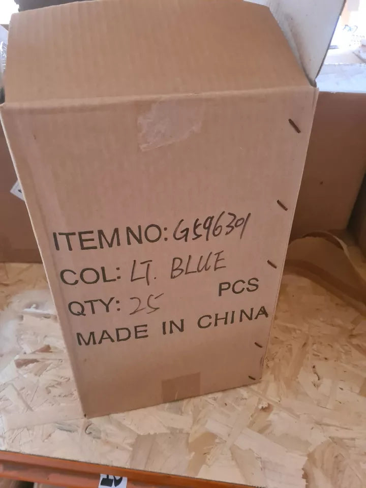 25 Blue Cotton Weave Bags