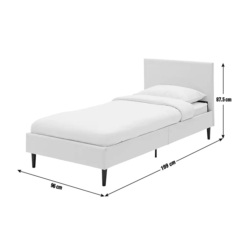 Skylar Single Bed Frame - Black