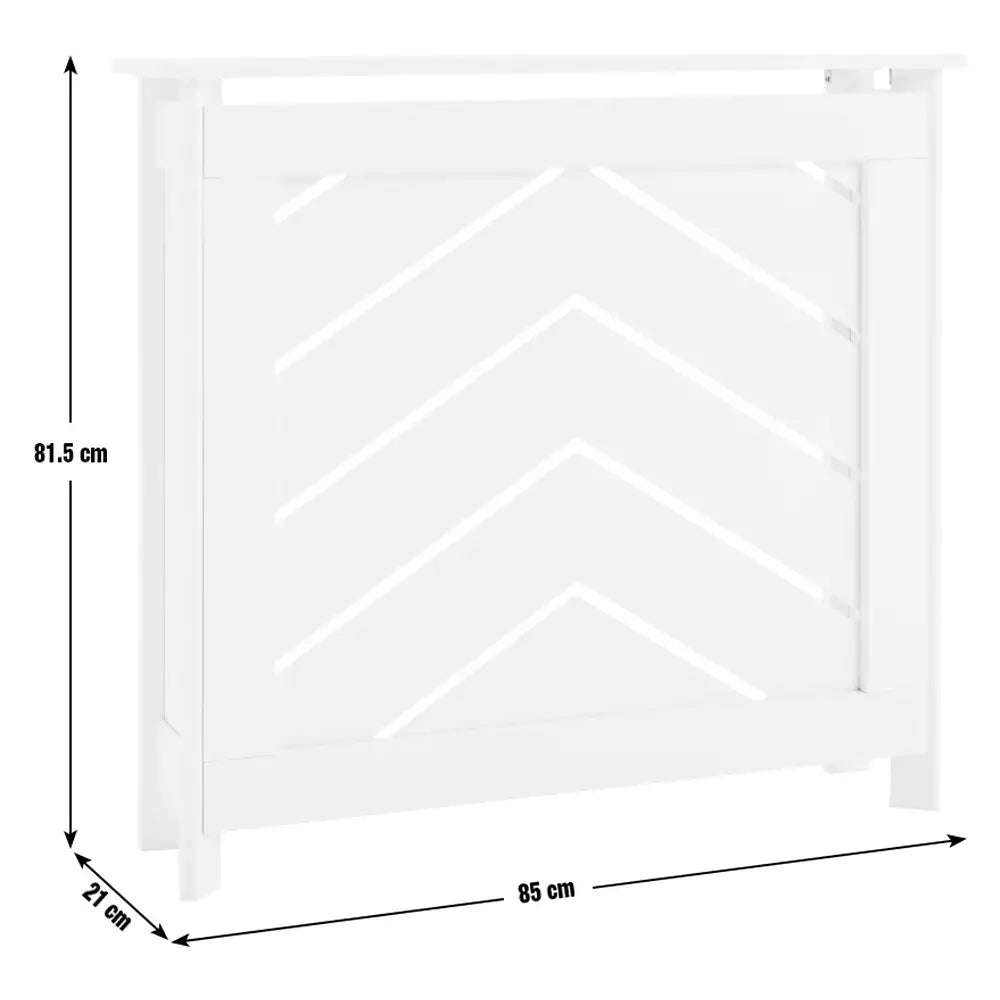 Chevron Mini Radiator Cover - White