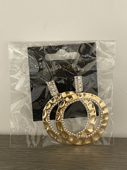 Metal Gold Hoop Earrings