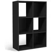 Squares 6 Cube Storage Unit - Black, Grey