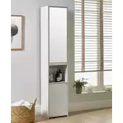 Prime Mirrored Tallboy - White