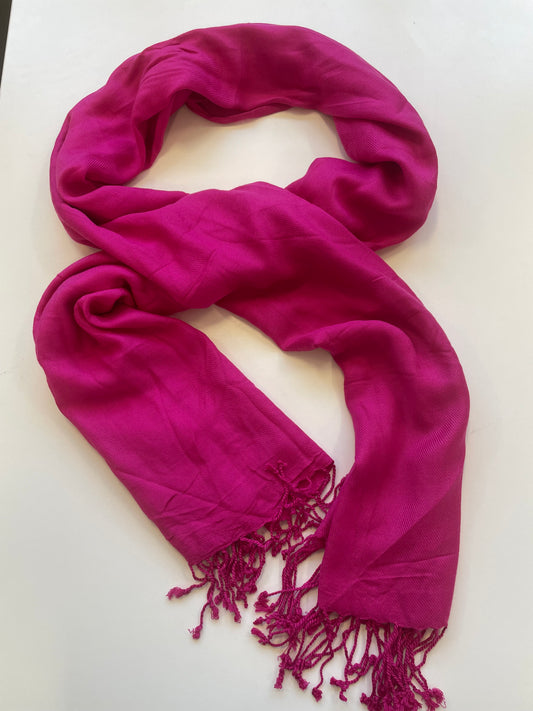 Pink Cotton Scarf