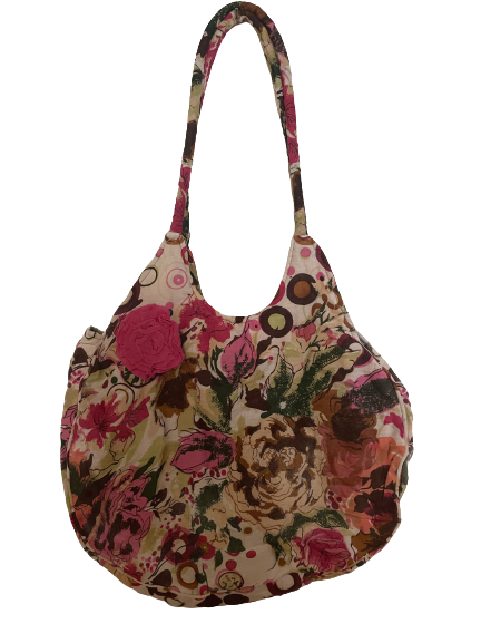 Colourful Floral Shoulder Beach Bag