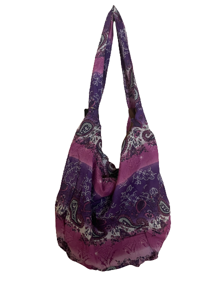 Purple Boho Pattern Shoulder Bag