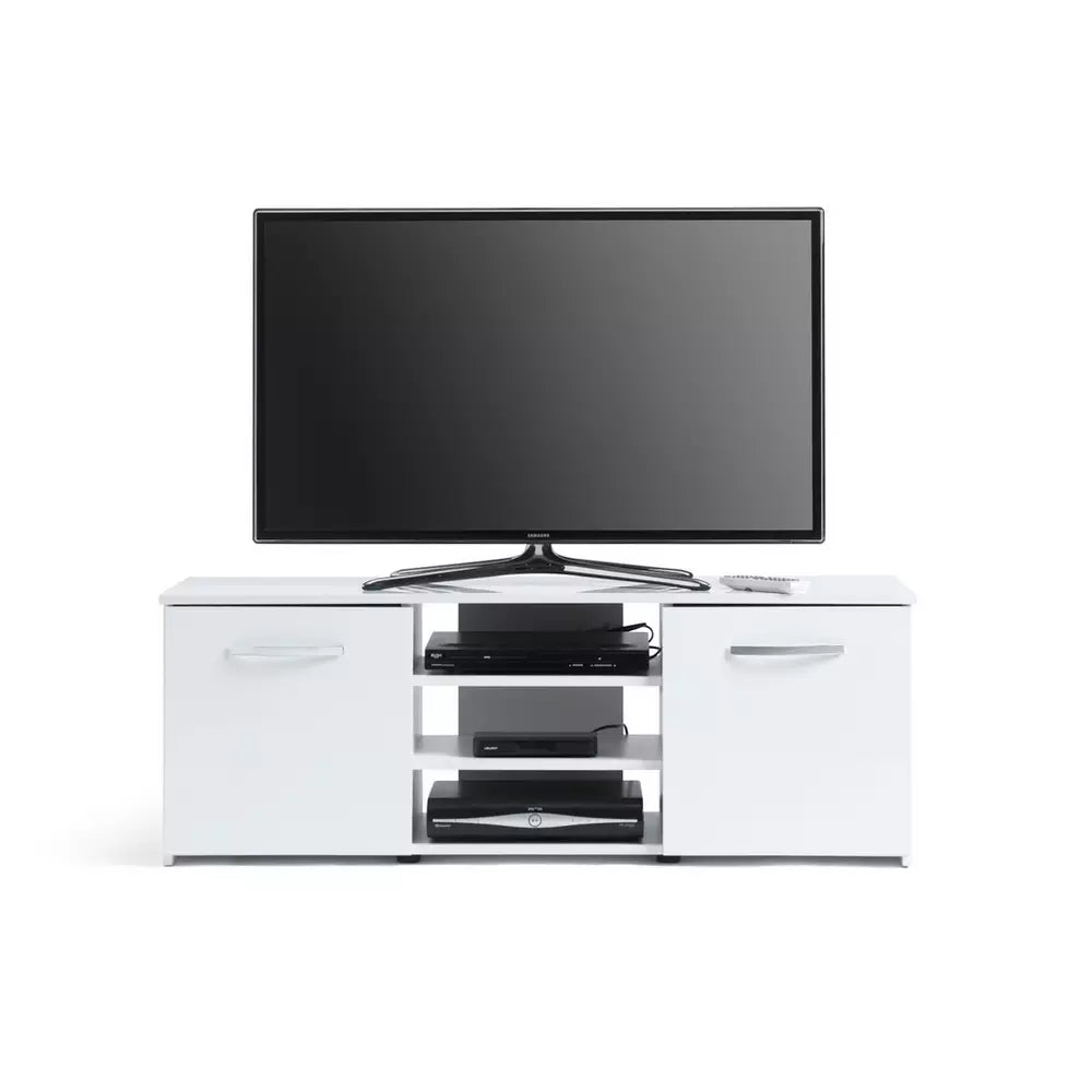 Home Hayward 2 Door Small TV Unit - White Gloss