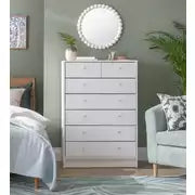 Malibu 5+2 Drawer Chest of Drawers - Beech Effect