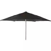 Home 2m Water Repellent Garden Parasol - Black