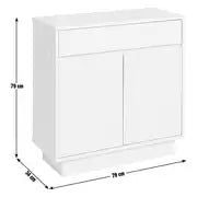 Cubes Small Sideboard - White