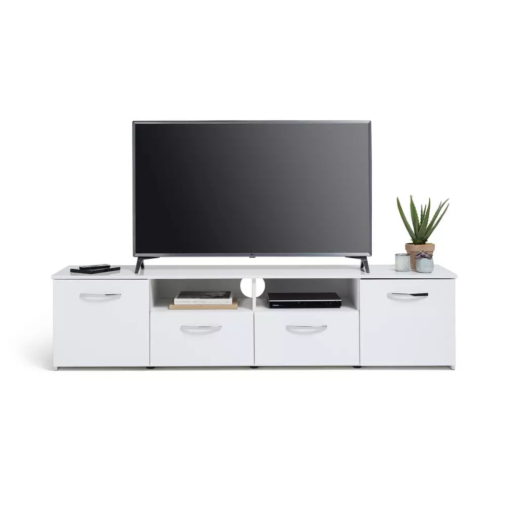 Habitat Hayward 2 Door TV Unit - White Gloss