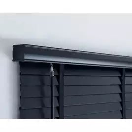 Little Black Book 50mm Venetian Blind - Black - 110x160cm