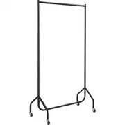 Single Heavy Duty Clothes Rail - Black