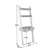 Ladder Office Desk - White