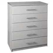 Normandy 5 Drawer Chest - Grey