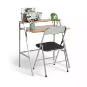 Office Desk and Chair Set - Black