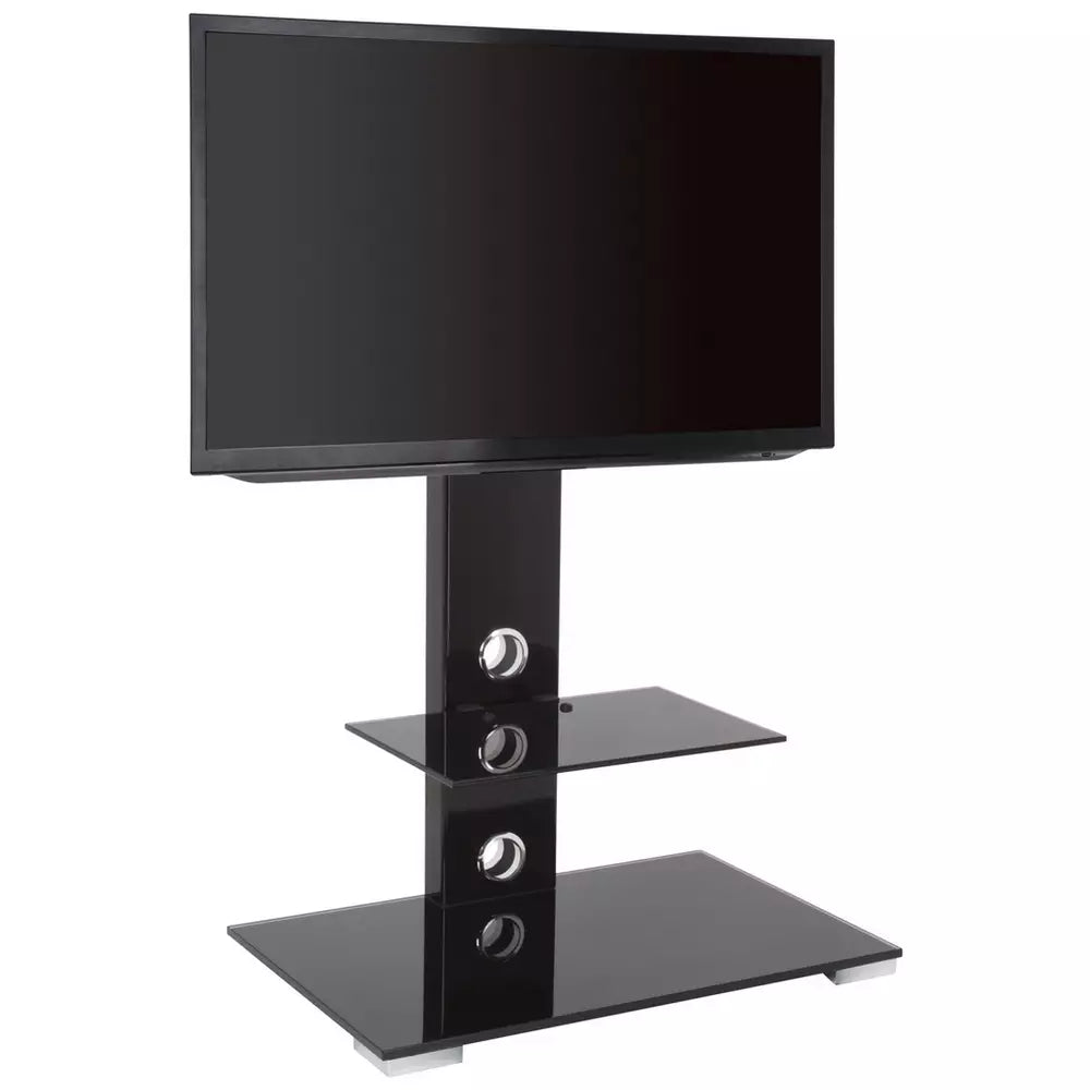 AVF Column Mount Up to 65 Inch TV Stand - Black