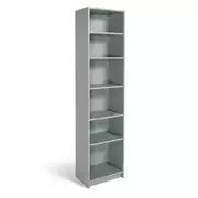 Maine Narrow Bookcase - Black, Grey, Oak