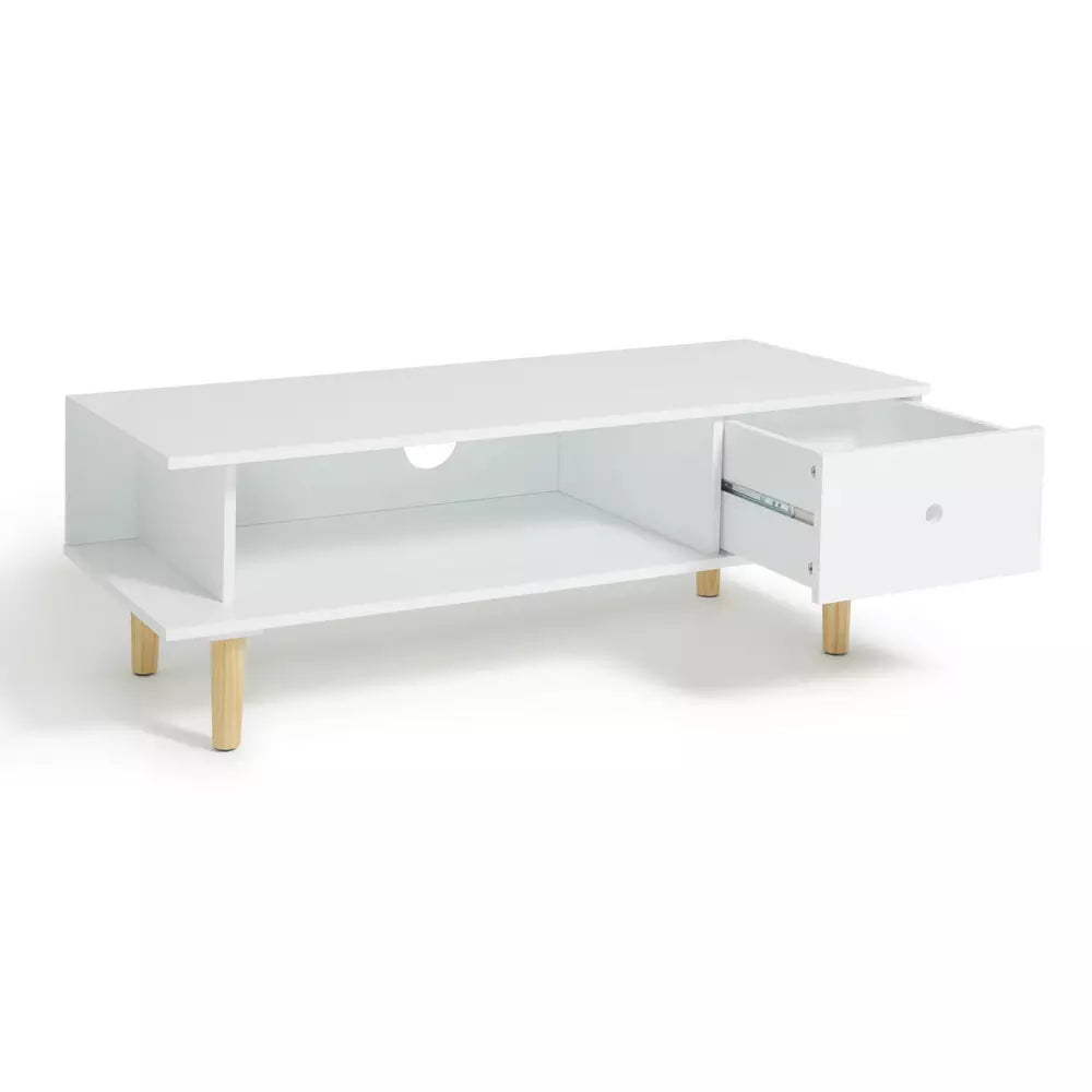 Habitat Cato 1 Drawer TV Unit - White