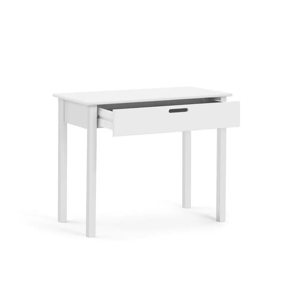 Kids Rico 1 Drawer Desk - White