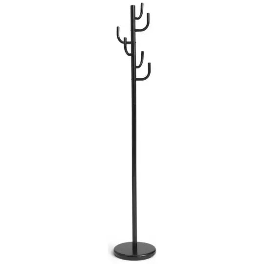 Contemporary Metal Coat Stand - Black