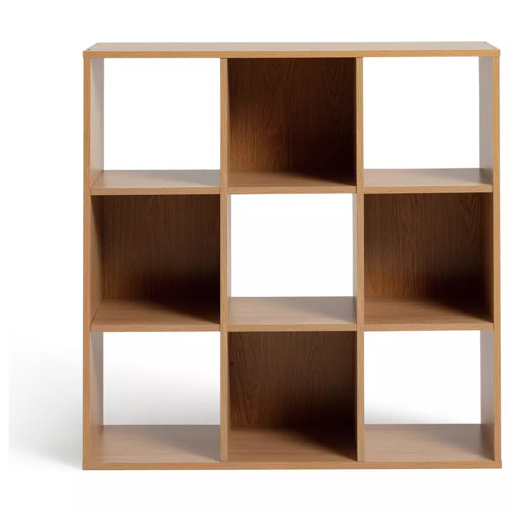 Squares 9 Cube Storage Unit - Oak