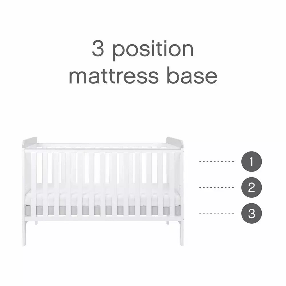 Tutti Bambini Rio Cot Bed Changer and Mattress