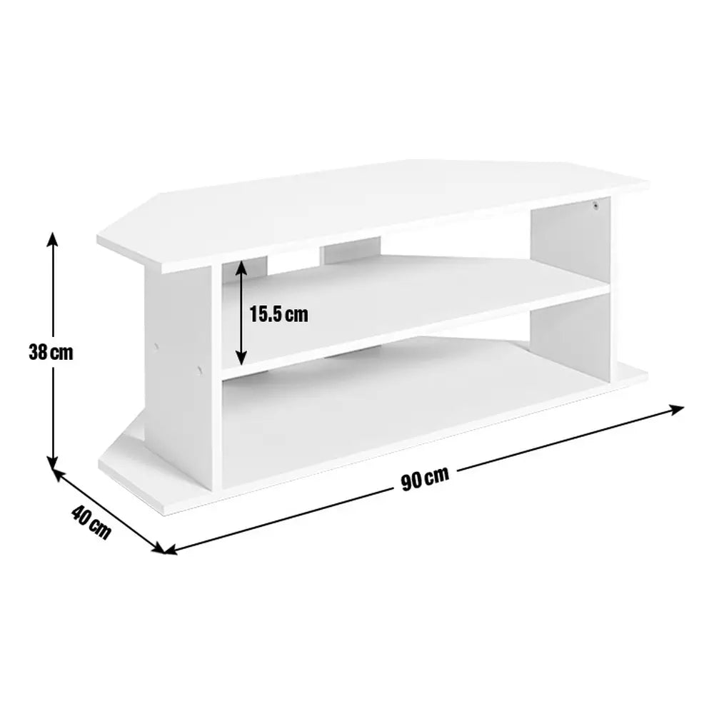 Home Corner TV Unit - White