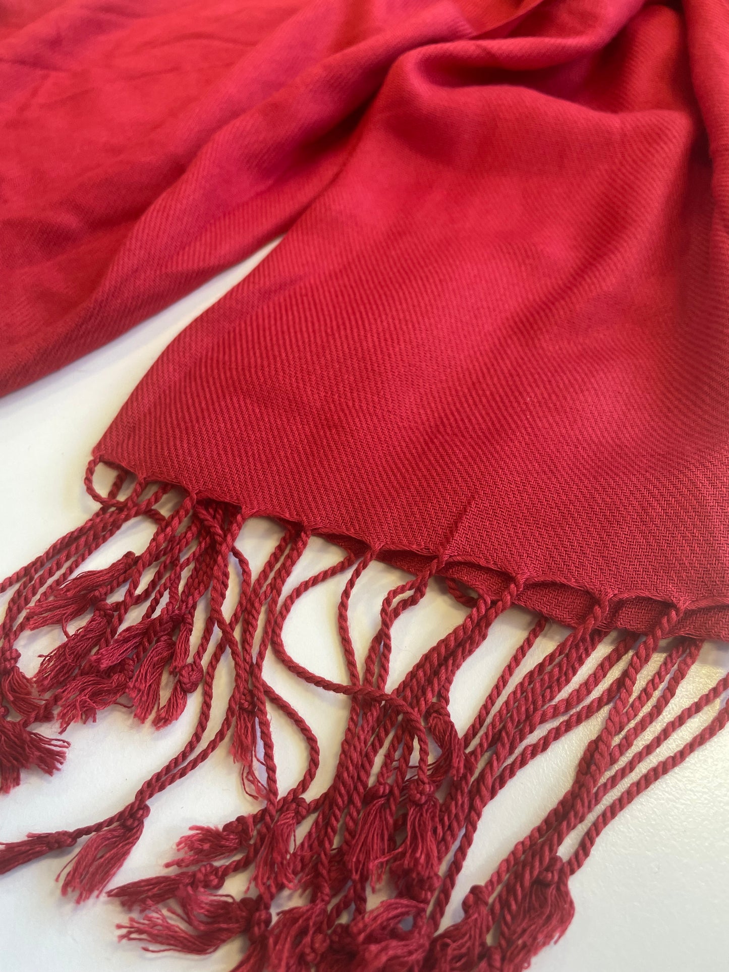 Red Cotton Scarf