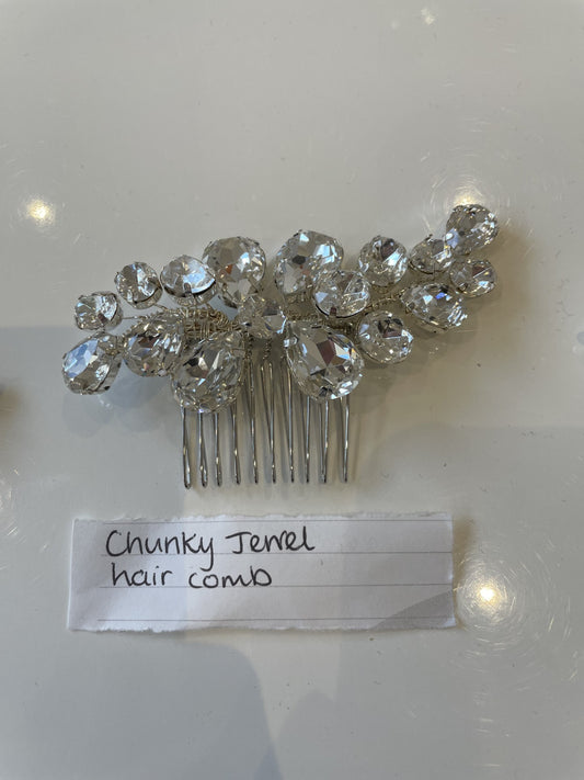 Chunky Jewel Hair Comb