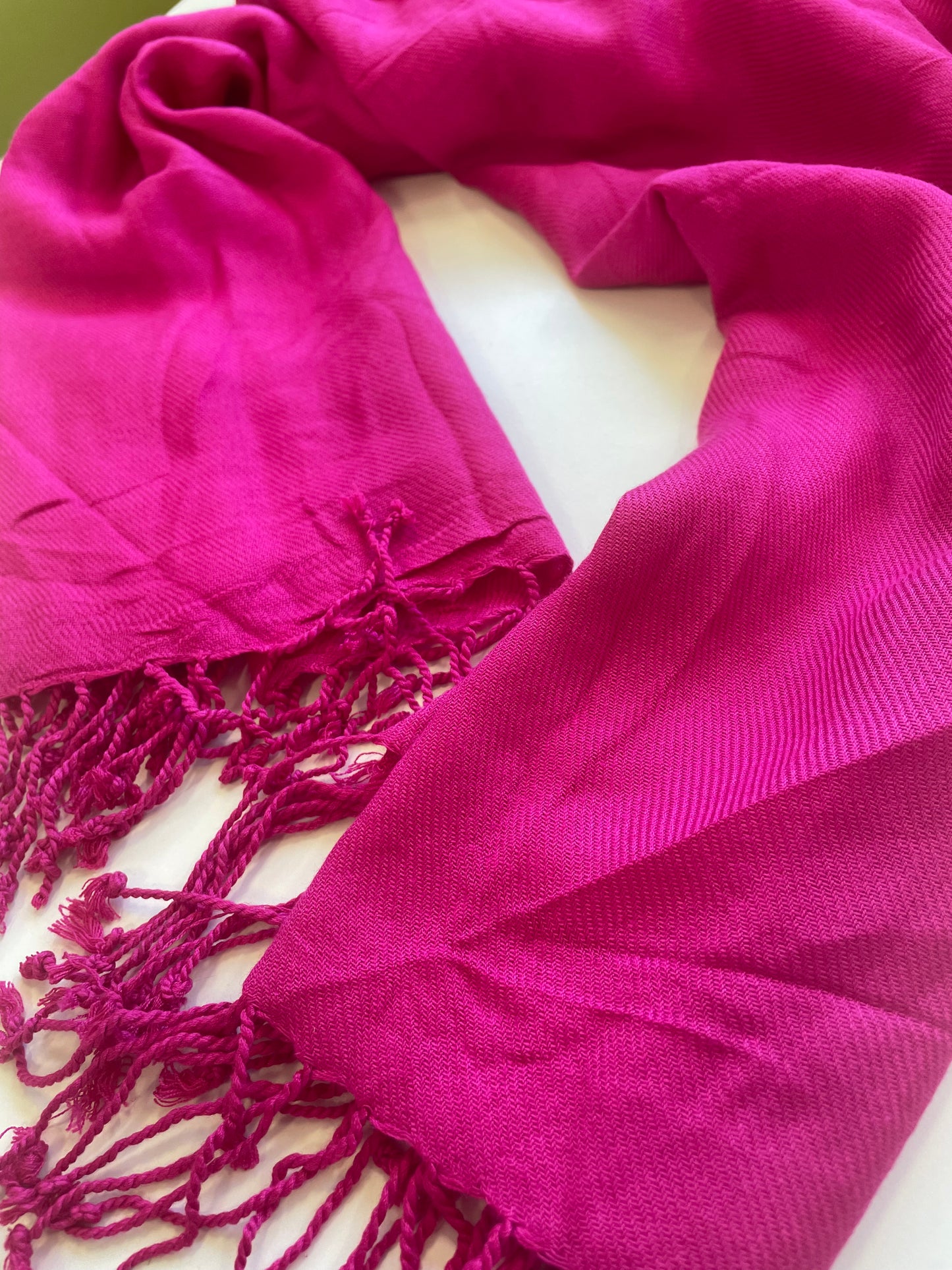 Pink Cotton Scarf