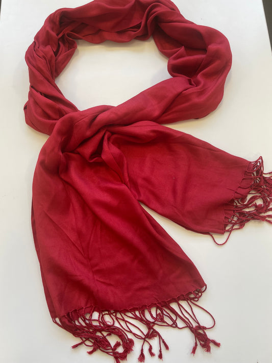 Red Cotton Scarf