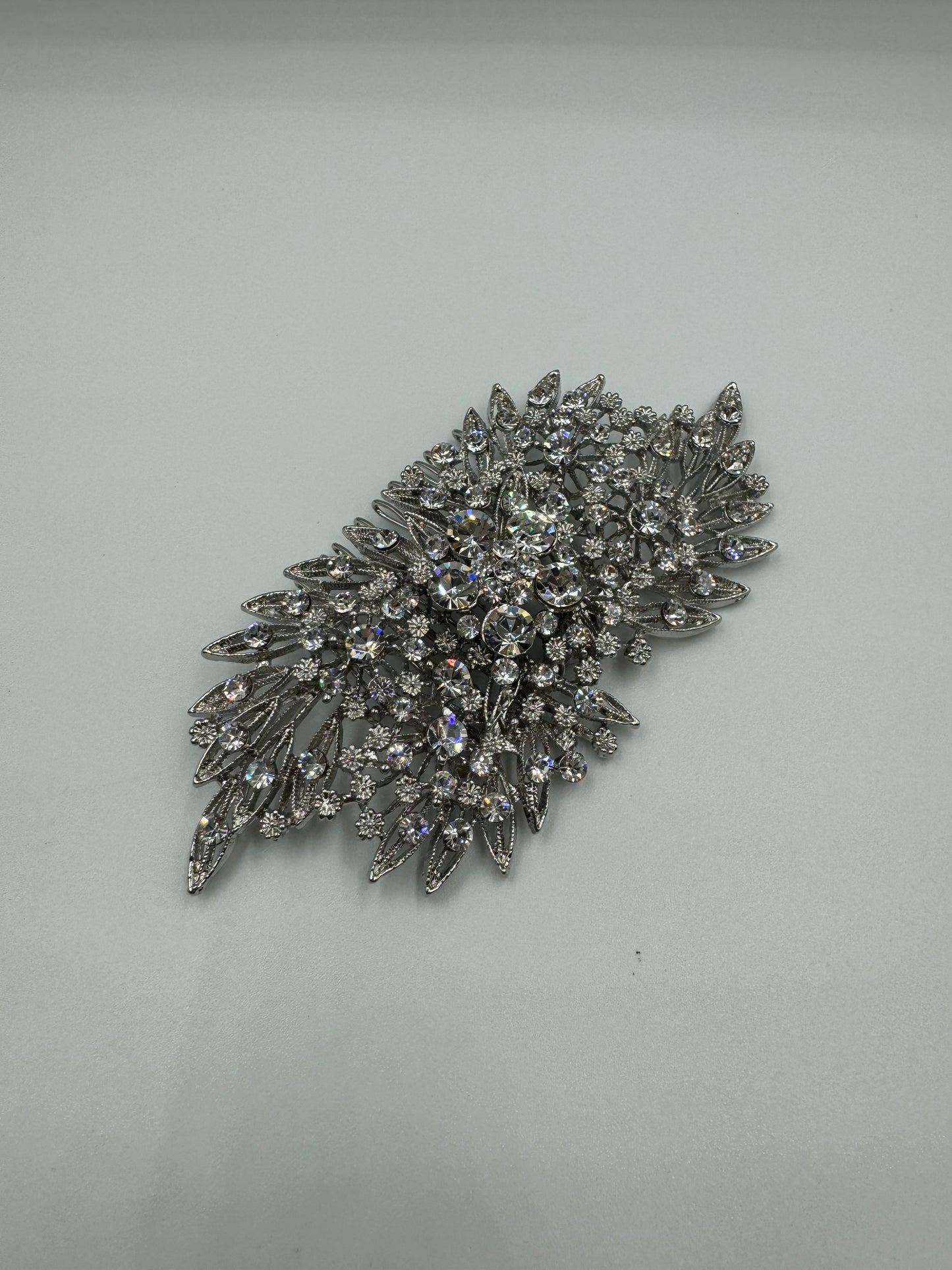 Crystal Floral Hair Comb