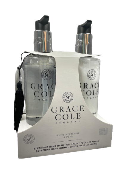 Grace Cole: Hand Wash & Hand Lotion - White Nectarine & Pear