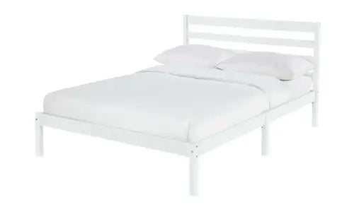 Kaycie Double Wooden Bed Frame - White