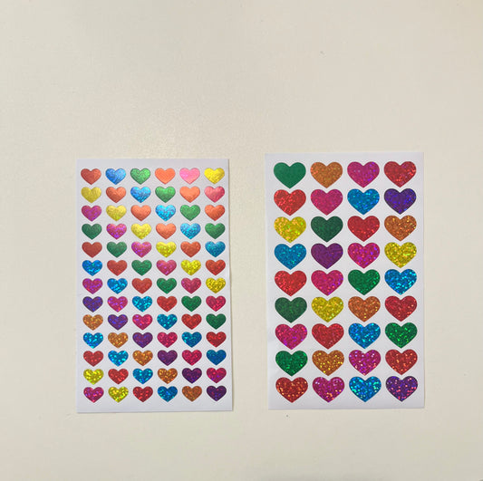 Valentine Heart Stickers Pack of 2