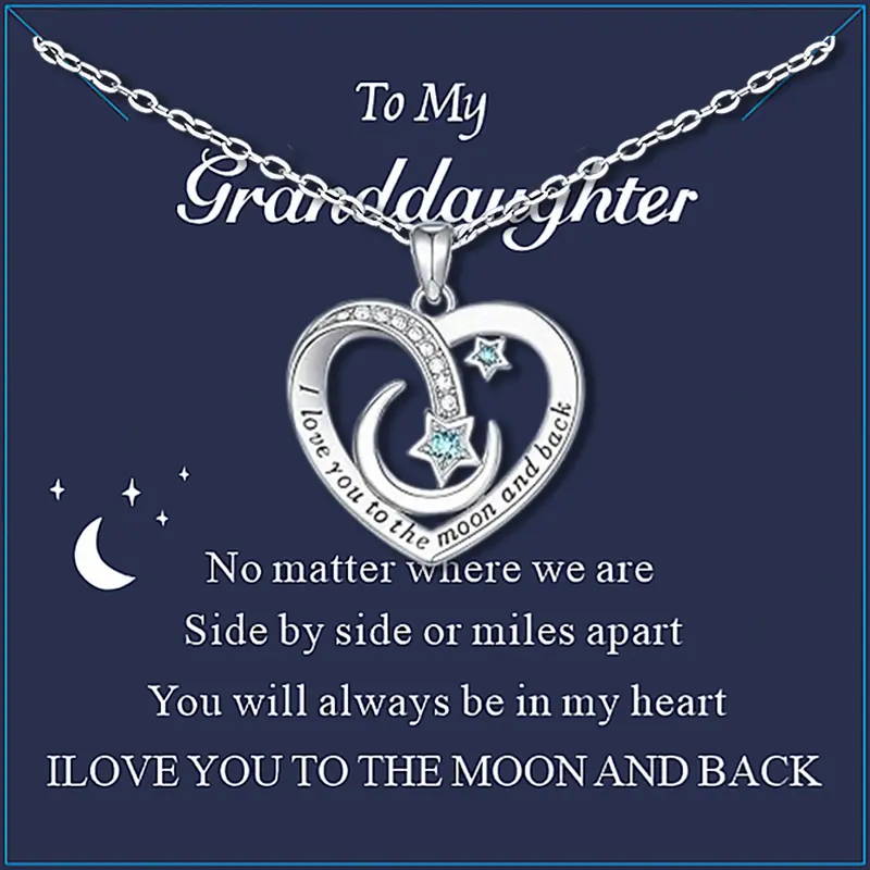 To My Granddaughter Necklace