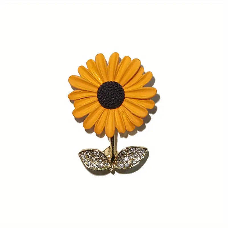 Sunflower Brooch Pin