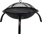 Lund 99701 Fire pit/portable fire pit with grill grate