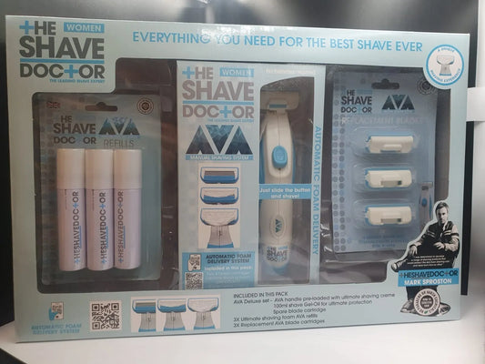 6 Shave Doctor AVA Deluxe Shaving Gift Set