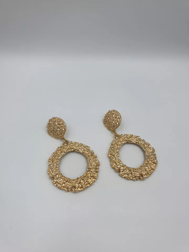 6 Statement Chunky Circle Drop Dangle Earrings